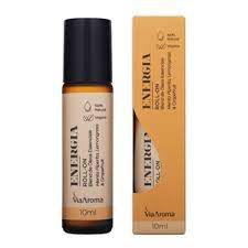 ENERGIA ROLL ON BLEND DE OLEOS ESSENCIAIS 10ML VIA AROMA