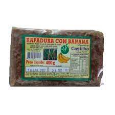 RAPADURA MINEIRA COM BANANA 400G CASTILHO