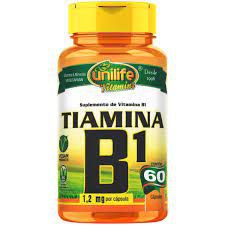 VITAMINA B1 TIAMINA 60 CAPSULAS DE 500MG UNILIFE 30/05/24