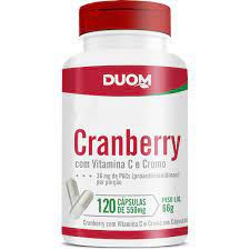 CRANBERRY CROMO E VITAMINA C 120 CAPSULAS 550MG DUOM