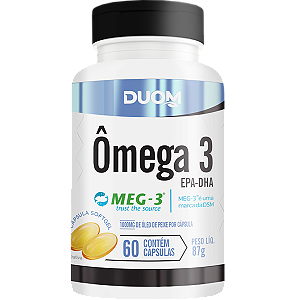 OMEGA 3 OLEO DE PEIXE 60 CAPSULAS 1000MG DUOM