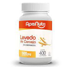 LEVEDO DE CERVEJA 400 COMPRIMIDOS 500MG APISNUTRI