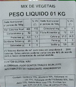 CHIPS MIX DE VEGETAIS 100G