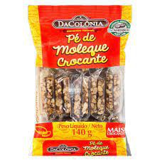 PE DE MOLEQUE CROCANTE 140G DACOLONIA