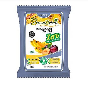 BANANADA COM AMEIXA ZERO ACUCAR 10 UNIDADES 230G BANANABRAZIL