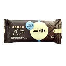CHOCOLATE 70 CACAU ZERO ACUCAR 20G LACIELLA