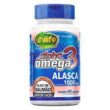 OLEO DE SALMAO IMPORTADO ALASCA OMEGA 3 CAPSULAS 60X1000MG UNILIFE