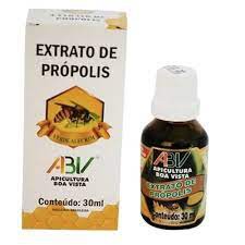 EXTRATO DE PROPOLIS VERDE 11 COM ALCOOL 30ML COM CAIXINHA APICULTURA BOA VISTA