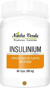 COMPOSTO INSULINIUM VEGETAL 60 CAPSULAS 500MG NINHO VERDE