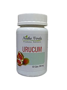 URUCUM 60 CAPSULAS DE 500MG NINHO VERDE BIXA ORELLANA