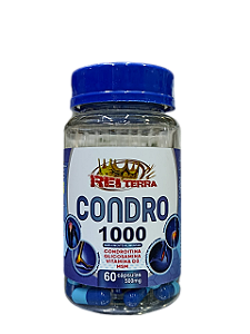 CONDRO 1000 CONDROITINA GLICOSAMINA MSM 60 CAPSULAS DE 500MG REI TERRA