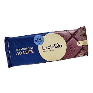 CHOCOLATE AO LEITE ZERO ACUCAR 80G LACIELLA