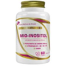 MIO INOSITOL COM VITAMINAS 60 CAPSULAS 500MG FLORA NATIVA