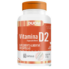 VITAMINA D2 ERGOCALCIFEROL 2000UI 60 CAPSULAS 450MG DUOM  VALIDADE 30 11 25
