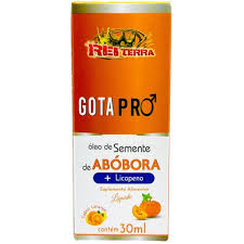 OLEO DE SEMENTE DE ABOBORA COM LICOPENO 30ML GOTAPRO REI TERRA