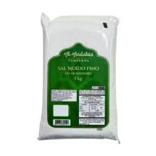 SAL FINO MARINHO SEM IODO DE MOSSORO INTEGRAL 1KG AL ANDALUS TEMPEROS