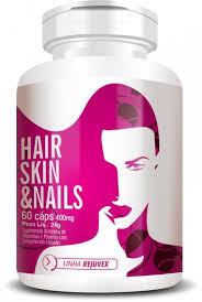 HAIR SKIN E NAILS 60 CAPSULAS 400MG FLORA NATIVA