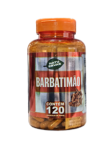 BARBATIMAO 120 CAPSULAS 500MG NATUERVAS