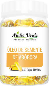 OLEO DE SEMENTE DE ABOBORA 60 CAPSULAS DE 1000MG NINHO VERDE