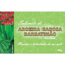 SABONETE DE BARBATIMAO AROEIRA E BABOSA 90G BIONATURE