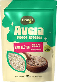 AVEIA FLOCOS GROSSOS SEM GLUTEN GINGS 200G