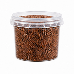 SEMENTE DE LINHACA MARROM 100G POTE COM TAMPA
