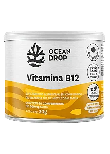 VITAMINA B12 METILCOBALAMINA 500MG 60 TABLETS VEGANO OCEAN DROP