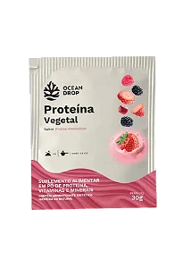 PROTEINA VEGETAL FRUTAS VERMELHAS 1 UNIDADE OCEAN DROP 30G