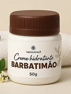 CREME HIDRATANTE DE BARBATIMAO 50G NATIVA BRASIL