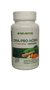 ORA PRO NOBIS CURCUMA GENGIBRE 120 CAPSULAS 500MG 100 NATURAL