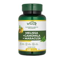 MELISSA CAMOMILA MARACUJA 120 CAPSULAS 500MG W NUTRY