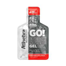 GO ENERGY GEL ATLHETICA NUTRITION 30G MORANGO COM LIMAO