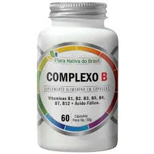 VITAMINAS DO COMPLEXO B 60 CAPSULAS 600MG FLORA NATIVA