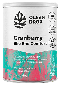 CRANBERRY SHE SHE CONFORT 120 CAPSULAS 500G OCEAN DROP