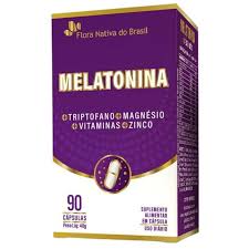 MELATONINA 90 CAPSULAS COM VITAMINAS 450MG FLORA NATIVA