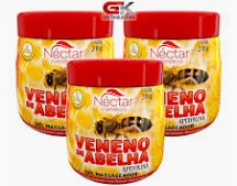 POMADA MASSAGEADORA VENENO DE ABELHA 240G NECTAR COSMETICOS