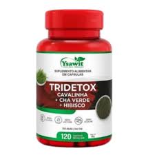 TRIDETOX CAVALINHA CHA VERDE HIBISCO 120 CAPSULAS 500MG W NUTRY