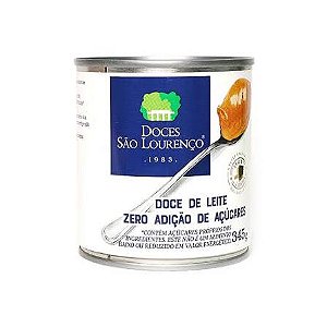 DOCE DE LEITE ZERO ACUCAR SAO LOURENCO LATA 345G