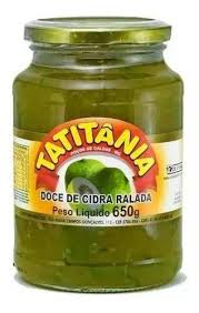 DOCE DECIDRA RALADA 650G TATITANIA