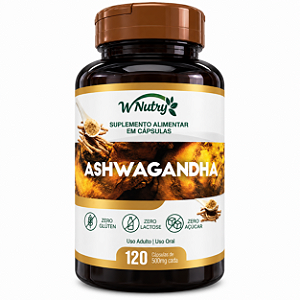 ASHWAGANDHA 120 CAPSULAS 500MG WNUTRY