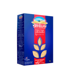 CUSCUZ MARROQUINO MEDIO SEMOLINA DE TRIGO 500G DIVELLA