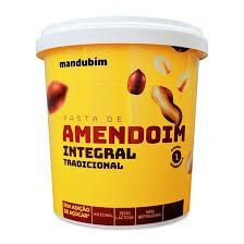 PASTA DE AMENDOIM MANDUBIM INTEGRAL DE 450G