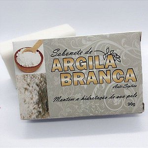 SABONETE DE ARGILA BRANCA BIONATURE 90G