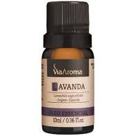 OLEO ESSENCIAL PURO LAVANDA 10ML VIA AROMA LAVANDULA ANGUSTIFOLIA