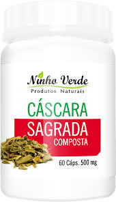 CASCARA SAGRADA COM SENE COMPOSTA 60 CAPSULAS DE 500MG