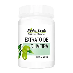 EXTRATO DE OLIVEIRA 60 CAPSULAS DE 500MG NINHO VERDE