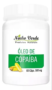 OLEO DE COPAIBA 60 CAPSULAS 500MG NINHO VERDE