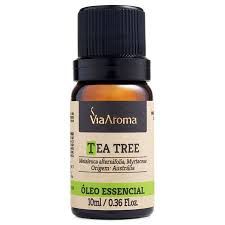 OLEO ESSENCIAL PURO DE MELALEUCA PURO TEA TREE 10ML VIA AROMA