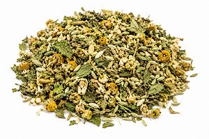 CHA MIX CAMOMILA HORTELA ERVA DOCE 100G