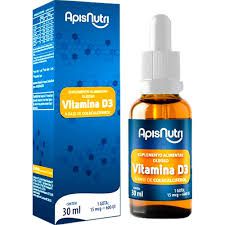 VITAMINA D3 EM GOTAS 2000 UI COLECALCIFEROL APISNUTRI 30ML